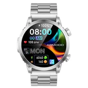 Smartwatch - Armodd Silentwatch 7 Pro GPS Srebrny - miniaturka - grafika 1
