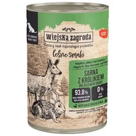 Mokra karma dla psów - Karma dla psa WIEJSKA ZAGRODA Leśne smaki Sarna z królikiem 400 g - miniaturka - grafika 1
