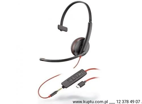 Blackwire 3215 przewodowy zestaw słuchawkowy USB C (209750-22)