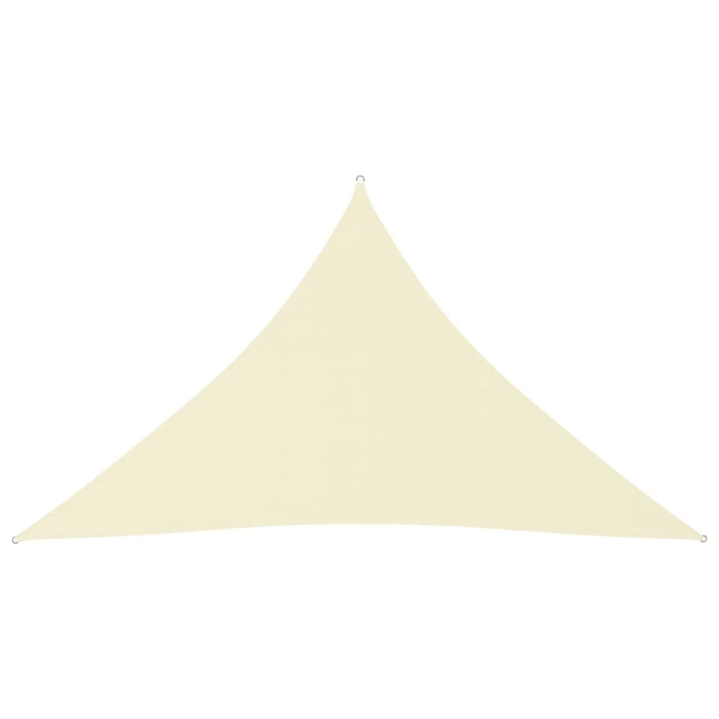 vidaXL Lumarko Żagiel ogrodowy, tkanina Oxford, trójkątny, 2,5x2,5x3,5 m, krem! 135224