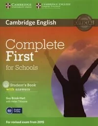 Cambridge University Press Complete First for Schools Podręcznik z odpowiedziami + CD Guy Brook-Hart Helen Tiliouine - Muzyka alternatywna - miniaturka - grafika 1