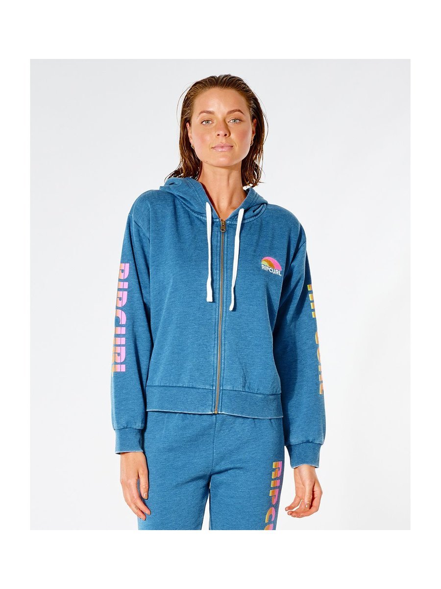 Bluza RIP CURL Wave Shapers Zip Through - niebieski L