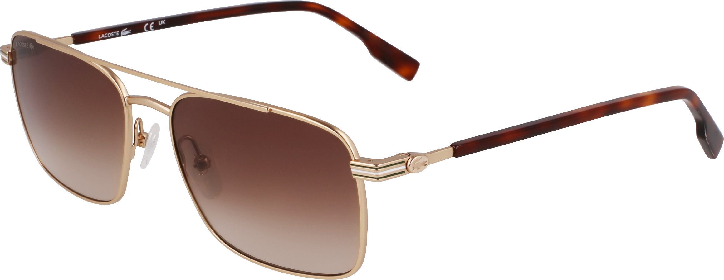 LACOSTE L264S 710 GOLD 58/17/145 Męskie okulary przeciwsłoneczne
