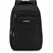 Torby na laptopy - Duży plecak męski szkolny sportowy, plecak na laptopa 16” czarny Zagatto - miniaturka - grafika 1
