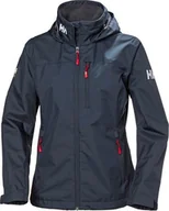 Kurtki i kamizelki sportowe damskie - Helly Hansen Kurtka żeglarska damska W Crew Hooded Jacket granatowa r. XL - miniaturka - grafika 1