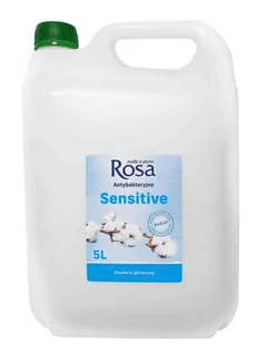 Polin Mydło w płynie 5L ROSA białe antybakteryjne sensitive - Mydła - miniaturka - grafika 1