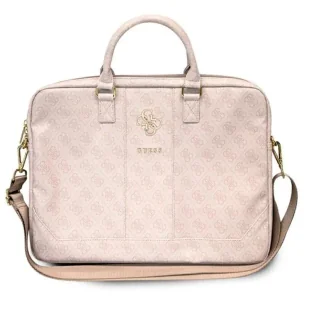 Guess Torba GUCB15G4GFPI 15 cali różowy/pink 4G Big Logo GUE1209PNK - Torby na laptopy - miniaturka - grafika 2
