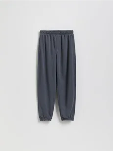 Reserved - Bawełniane spodnie jogger - granatowy - Spodnie i spodenki dla chłopców - miniaturka - grafika 1