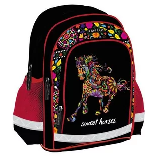 Starpak Plecak szkolny Horses - Plecaki szkolne i tornistry - miniaturka - grafika 1