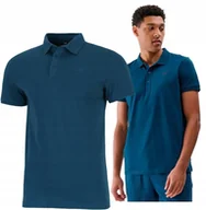 Koszulki męskie - 4F MÄSKA KOSZULKA POLO POLĂ“WKA BAWEĹNA / rozm XXXL 3XL - miniaturka - grafika 1