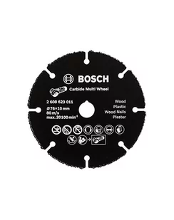 Bosch 2608623011 Multi Wheel tarcza z węglików spiekanych, 76 x 1 x 10 mm 2608623011 - Szlifierki i polerki - miniaturka - grafika 3