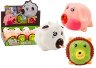 Zabawki sensoryczne - Gniotek Zwierzątka Lew Świnka Owca Figurka Antystresowa Miękka SENSORYKA - miniaturka - grafika 1