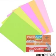 Szkolne artykuły papiernicze - Penword Papier kolorowy A4 5x100 arkuszy - miniaturka - grafika 1