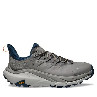Trekkingi Hoka Kaha 2 Low GTX GORE-TEX 1123190 Szary - Buty trekkingowe męskie - miniaturka - grafika 1