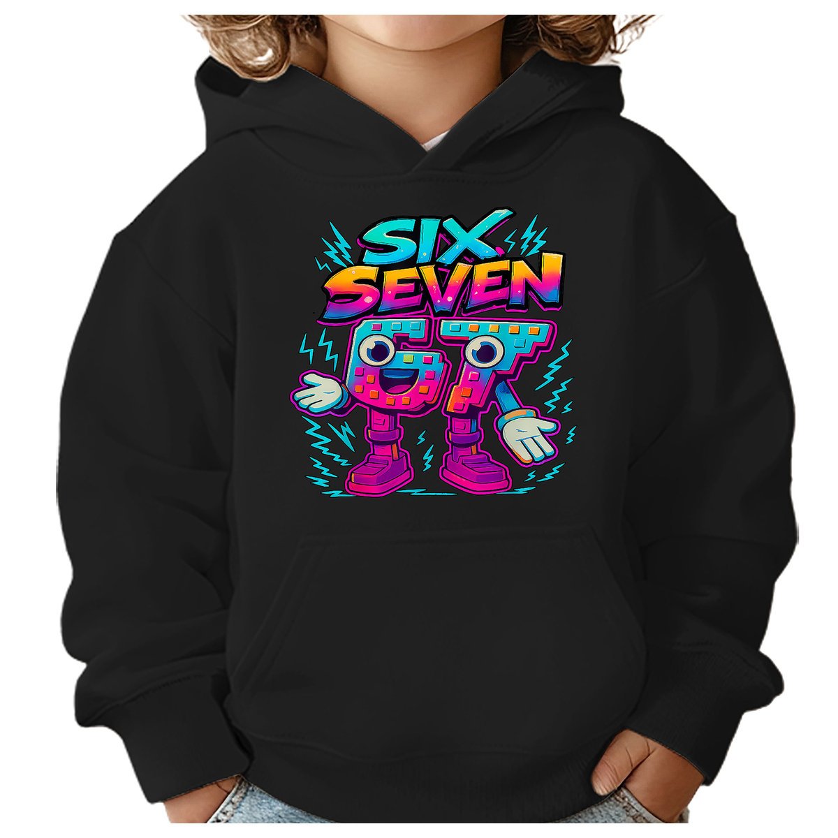 BLUZA DZIECIĘCA Z KAPTUREM 67 SIX SEVEN VIRAL 104 DLA DZIECKA PREZENT