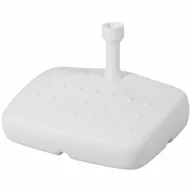 Parasole ogrodowe - Stojak na parasole balkonowe 17 l - biały plastik - miniaturka - grafika 1