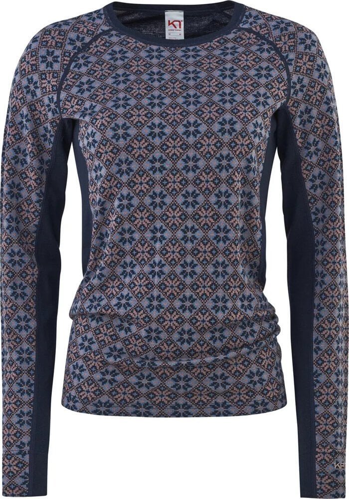 Brubeck Damska bluzka termoaktywna Kari traa ROSE LIGHT LS royal rozmiar M