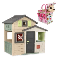 Place zabaw - Domek dla dzieci Life Evo + zabawka piesek Szczęśliwa Ogrodniczka - Smoby - miniaturka - grafika 1