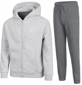 Dresy męskie - 4F OCIEPLANY CHĹOPIÄCY DRES KOMPLET BLUZA ROZPINANA SPODNIE / rozm 158 - miniaturka - grafika 1