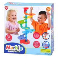 Zabawki interaktywne dla dzieci - Playgo: Spiralny tor z kulkami - miniaturka - grafika 1