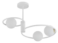 Lampy sufitowe - Aqua lampa wisząca 3-punktowa biała/złota 33466 - miniaturka - grafika 1