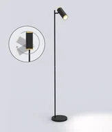 Lampy stojące - Toulouse lampa podłogowa 1xLED/10W czarna/złota 3003-104 - miniaturka - grafika 1