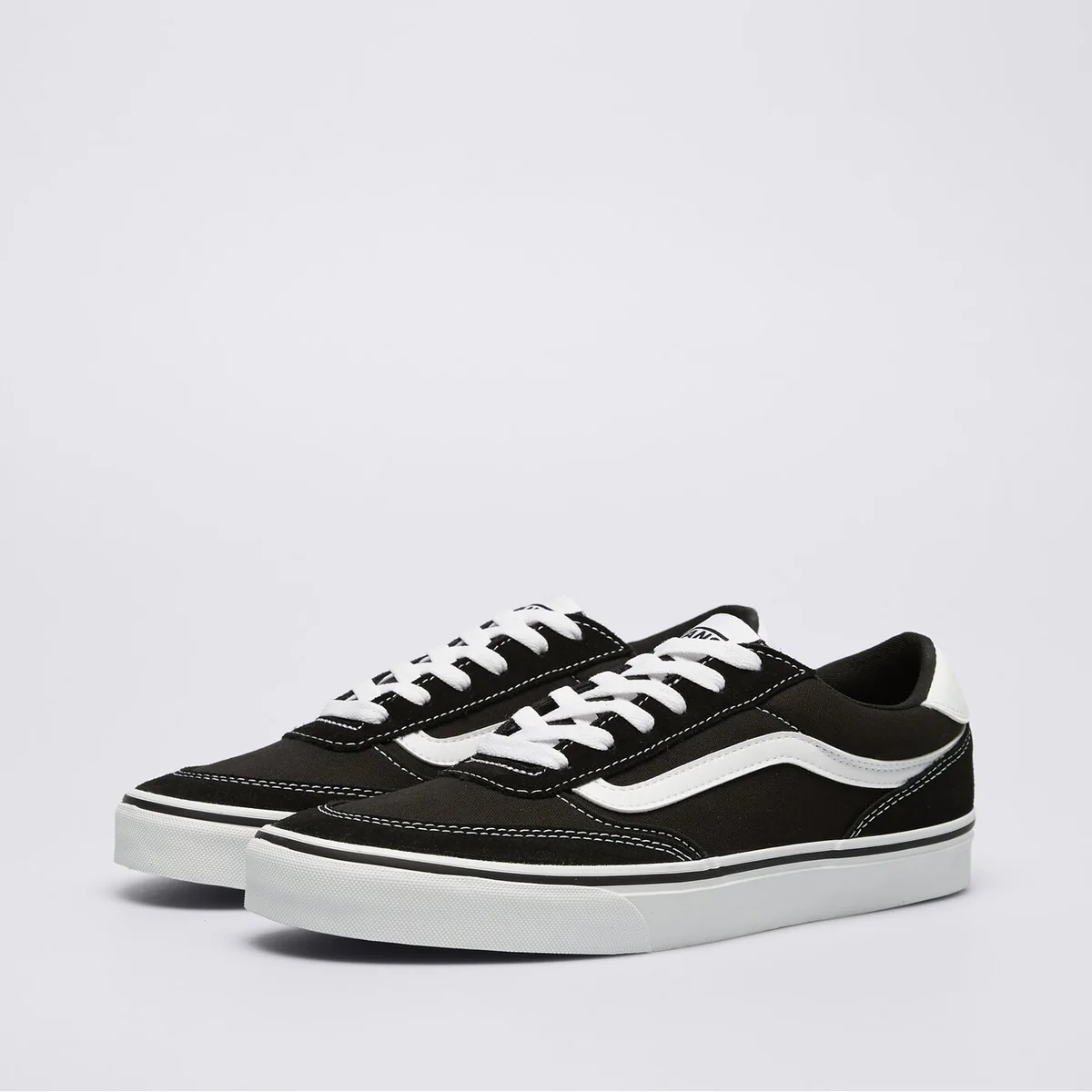 VANS BROOKLYN LS TRAMPKI MĘSKIE CZARNE ZE SKÓRĄ NISKIE 42,5 16MA