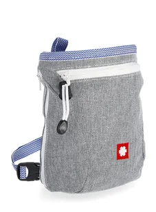Woreczek na magnezję Ocun Dusty Eco + Belt - grey/blue - Sprzęt wspinaczkowy - miniaturka - grafika 1
