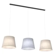 Lampy sufitowe - Epoca lampa wisząca 3xE27 czarna/mix 1406/3 - miniaturka - grafika 1