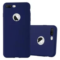 Etui i futerały do telefonów - Pokrowiec Do Apple iPhone 7 PLUS / 7S PLUS / 8 PLUS Etui w CANDY CIEMNY NIEBIESKI TPU Silikon Obudowa Case Cover Ochronny Plecki Cadorabo - miniaturka - grafika 1