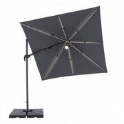 Parasole ogrodowe - RAVENNA 2,5 x 2,5 m - uchylny parasol ogrodowy z oświetleniem LED - miniaturka - grafika 1