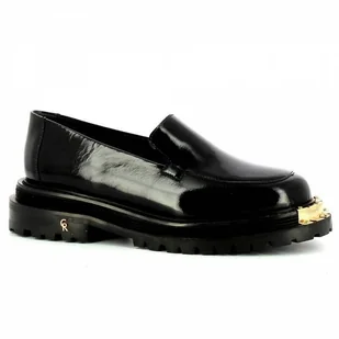 Lakierowane mokasyny na platformie CARINII - Carinii - Mokasyny damskie - miniaturka - grafika 1