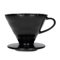 Zaparzacze i kawiarki - Hario Ceramiczny Drip V60-02 czarny ZC917-440E3 - miniaturka - grafika 1