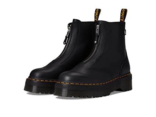 Dr. Martens - Botki – damskie, srebrny czarny, 39 EU