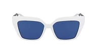 Okulary przeciwsłoneczne - CALVIN KLEIN JEANS Damskie okulary przeciwsłoneczne CKJ22639S, białe, jeden rozmiar, biały, Rozmiar uniwersalny - miniaturka - grafika 1