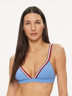 Tommy Hilfiger Góra od bikini UW0UW05290 Niebieski - Stroje kąpielowe - miniaturka - grafika 1