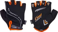 Rękawiczki rowerowe - Verso Rękawiczki rowerowe Verso SB-01-7059-B czarno-pomarańczowe XL - miniaturka - grafika 1