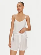 Piżamy damskie - Calvin Klein Underwear Piżama 000QS7153E Biały Regular Fit - miniaturka - grafika 1