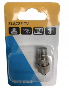 TechniSat ZŁĄCZE TV MĘSKIE METALOWE - Inne akcesoria audio-wideo - miniaturka - grafika 1
