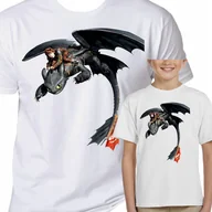 Moda i Uroda OUTLET - 3064 KOSZULKA DZIECIĘCA JAK WYTRESOWAĆ SMOKA 152 - miniaturka - grafika 1