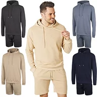 Koszulki i topy damskie - Performance RIPT RIPT Męski Ript top z kapturem i krótki zestaw odzieży wypoczynkowej, piaskowy, 2XL RCSET762_SAND_2XL - miniaturka - grafika 1