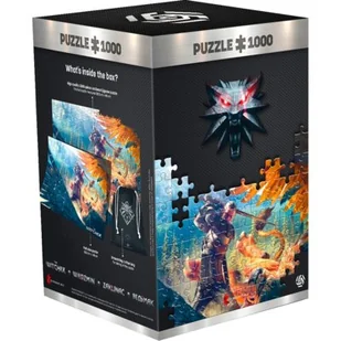 CD Projekt RED RED Wiedźmin Puzzle Gwint 1000 - Figurki dla dzieci - miniaturka - grafika 1