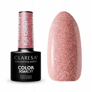Claresa Lakiery hybrydowe 5ml Full Glitter 8 - Lakiery hybrydowe - miniaturka - grafika 1