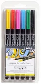 Cienkopisy - Lyra Pisaki Markery Dwustronne Aqua Brush 6 Primar - miniaturka - grafika 1