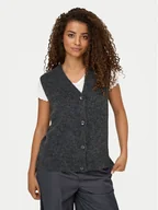 Swetry damskie - ONLY Kardigan Jane 15354283 Szary Regular Fit - miniaturka - grafika 1