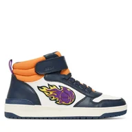 Buty dla chłopców - Sneakersy Geox J Washiba J56LQC 054FU C0899 D Biały - miniaturka - grafika 1