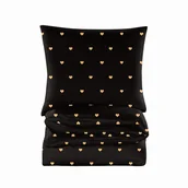 Pościel - Pościel Bawełniana 140X200 Złote Serce - miniaturka - grafika 1