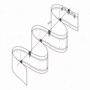 TAŚMA DO FIRAN i ZASŁON /fala6/ WAVE GERSTER 76450 - Akcesoria do wystroju okien - miniaturka - grafika 1