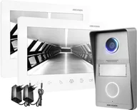 Wideodomofony - Wideodomofon Hikvision DS-KIS101-P 1x Panel zewnętrzny 2x Monitor - miniaturka - grafika 1