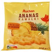 Owoce świeże i suszone - Auchan - Ananas kawałki - miniaturka - grafika 1